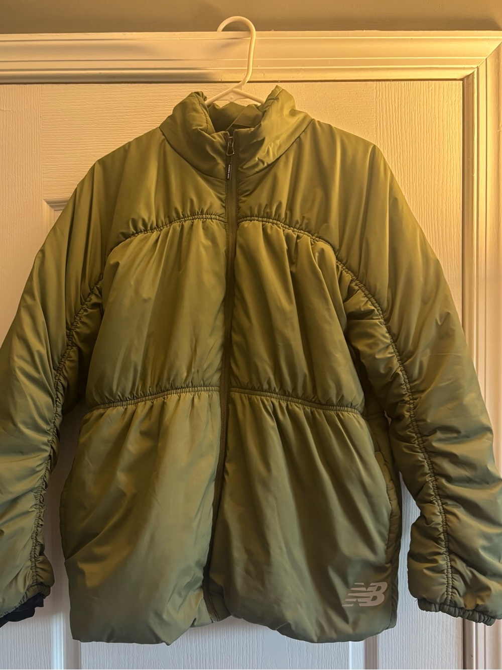 New Balance Women’s Olive Green Puffer Jacket